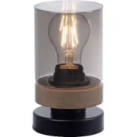 JUST LIGHT Tischlampe Pasqual Schwarz