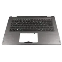 Acer Tastatur inkl. Topcase DE deutsch schwarz/grau Original Grau