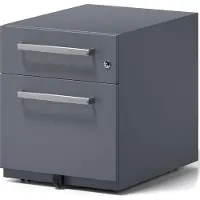 Bisley Rollcontainer Note Anthrazit 420 x 565 x 495 mm
