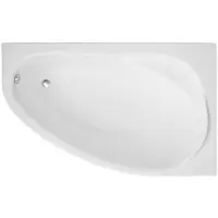 Badland Eckbadewanne Badewanne Marea RECHTS 150x100 mit Ablaufgarnitur, Füßen und Styroporverkleidung GRATIS