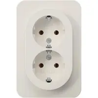 Berker 47742089, Typ F, DIN-Schiene, Weiß, Thermoplast, IP20, 250 V