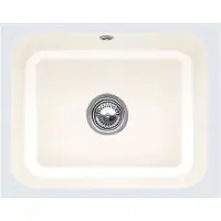 Villeroy & Boch Keramikspüle 670601KR, Cisterna 60C Unterbauspüle - inkl.