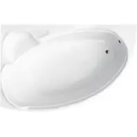 Badland Eckbadewanne Badewanne Finezja RECHTS 140x95 mit Acrylschürze, Füßen und Ablaufgarnitur GRATIS