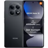 Xiaomi Redmi Note 15 4G NFC 8GB RAM 256GB mit Ladegerät Midnight Black EU MZB0M89EU