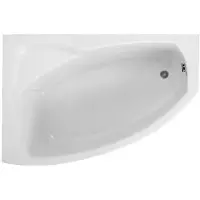 Badland Eckbadewanne Badewanne Frida RECHTS 150x100 mit Acrylschürze, Füßen und Ablaufgarnitur GRATIS