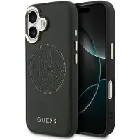 GUESS Etui Perforated 4G MagSafe do iPhone 17 czarny