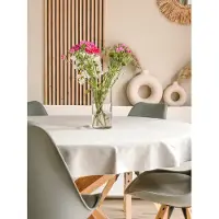 Organic Home Tischdecke Desert Round Dusty Blue-100 x 100 cm