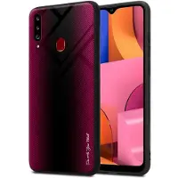 Cadorabo TPU Gestreiftes Glas Cover