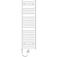 LuxeBath Badheizkörper Elektrisch mit Heizstab 900W 400x1500 mm Weiß gerade mit Seitenanschluss