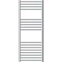 LuxeBath Badheizkörper 500x1200mm Chrome Gebogen mit Heizstab 1200W