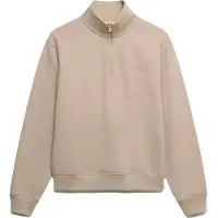 Superdry für Damen. W2012666A Essential Logo Sweatshirt grün (XS), Lässig, Baumwolle, Taupe