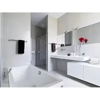 Badland Badewanne Rechteck Quadro 165x75 mit Acrylschürze, Füßen und Ablaufgarnitur GRATIS