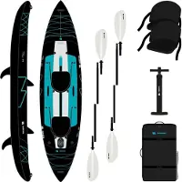 Neon Flux 390 – Aufblasbares Kajak 2 Personen, Touring, 390x90 cm