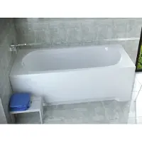 Badland Badewanne Rechteck Bona 170x70 mit Ablaufgarnitur und Füßen GRATIS ohne Verkleidung