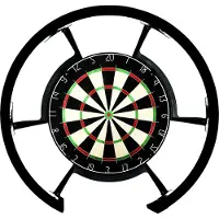 Grandslam Saturn 300 Dartscheibe mit LED-Ring