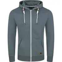 Riverso Sweatjacke Herren mit Kapuze Reißverschluss Regular Fit RIVThilo - Turbid Blue - 5XL