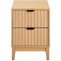 CALICOSY NACHTTISCH mit 2 Schubladen - bologne 40/40/52 cm