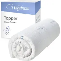 Nivion Dailydream - Memory Foam - Clean Ocean Topper - M - 50 bis 90kg - 5cm Höhe / 160x200cm - Druckentlastung