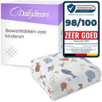 Nivion Gewichtsdecke für Kinder aus 100% Baumwolle, Edition "Ocean" - 3,2 KG / 104x150cm - Gewichtete Decke