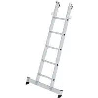 Proregal Sprossen-Glasreinigerleiter Unterteil mit nivello-Traverse 5 Sprossen