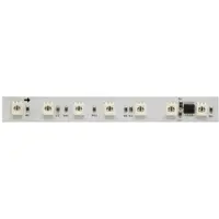 Beneito Faure 5 m Fine-LED-Streifen DMX-4 RGB 12 W/m 24 V IP67 mit 70 LEDs/m und pixelgenauer Steuerung über IC SM1851 für dynamische Effekte -