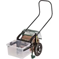 Dema Apfelsammler-Wagen, Fallobstsammler, Obstsammler, 25L, mit Stachelwalze