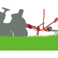 Dema Rasenlüfter 120 cm für Gartentraktor DAR 120
