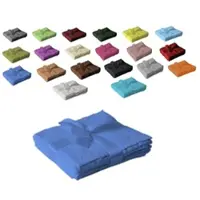 EXKLUSIV HEIMTEXTIL Seiftuch 4er Set 30 x 30 cm Royalblau