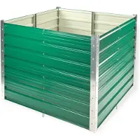 Dema Metall-Hochbeet Rosendaal 99x99x80 cm grün