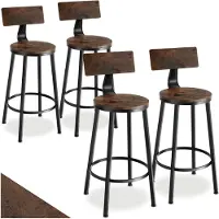 TecTake Set Barhocker Poole Sitzhöhe 73 cm