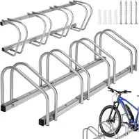 TecTake - Fahrradständer 4 Fahrräder - Fahrradständer - Stahl - stabil - 402378