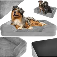 TecTake Orthopädisches Hundebett Kimba waschbar