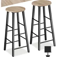 TecTake Set Barhocker Keynes Sitzhöhe 72,5 cm