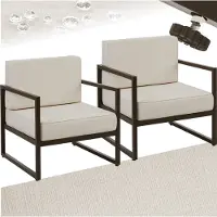 TecTake Garten-Loungesessel Comosa, XXL-Polsterung