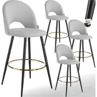 TecTake Barstuhl Sachel 49 x 58 x 110 cm, Belastbarkeit 120 kg