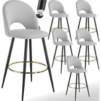 TecTake Barstuhl Sachel 49 x 58 x 110 cm, Belastbarkeit 120 kg