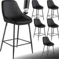 TecTake Thekenstuhl Siera 49 x 54 x 100 cm, Belastbarkeit 120 kg