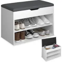 TecTake - Schuhbank Jasmina weiß SKU: 403614