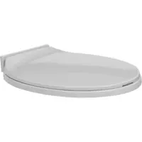 Helloshop26 - WC-Sitz mit Soft-Close-Deckel hellgrau oval 02_0002915