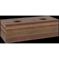 Villeroy & Boch V&B Waschtischunterschrank mit Frontstruktur, mit Beleuchtung Antao 120x36x50cm, WBP-farbe w. wal, w. walnut