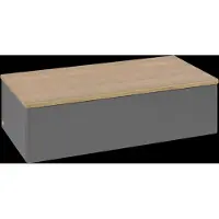 Villeroy & Boch Villeroy und Boch Antao Sideboard K40001GK 100x26,8x50cm, Waschbeckenplattenfarbe honey oak, anthracite matt lacquer