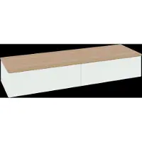Villeroy & Boch V&B Sideboard ohne Frontstruktur Antao 160x26,8x50cm, WBP hon. Oa, wh. m Lac