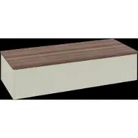 Villeroy & Boch V&B Sideboard ohne Frontstruktur Antao 120x26,8x50cm, WBP w. wal, si Gr m Lac
