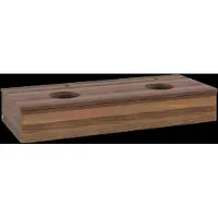 Villeroy & Boch V&B Waschtischunterschrank ohne Frontstruktur, mit Beleuchtung Antao 120x19x50cm, HL, WBP w. wal, w. wal