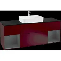 Villeroy & Boch V&B Waschtischunterschrank FINION 1600x603x501 Abdpl bl Reg anth ma/Peony