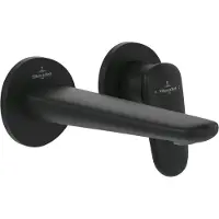 Villeroy & Boch V&B 2-Loch-Einhebelmischer-WTM Antao fest Ausl, o. Abl.garn, Wandmont., m bla
