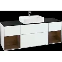 Villeroy & Boch V&B Waschtischunterschrank FINION 1600x603x501 Abdpl bl Reg Wln Ve/gls wh