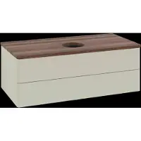 Villeroy & Boch V&B Waschtischunterschrank ohne Frontstruktur Antao 100x36x50cm, WBP w. wal, si Gr m Lac