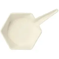 Papstar 500 Fingerfood - Schalen Zuckerrohr "pure" 15 ml 1,5 cm x 9,5 cm x 6,3 cm weiss "Hexagon" (89790, 10x50 Stück)