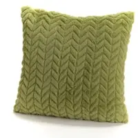 Amadeus Kissen Grün Schaum Chevron 40x40 cm - Quadrat Polyester 40x8 cm